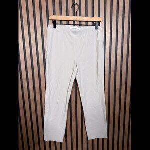 Raffaello Rossi Pants 38 Womens Gray High Rise Penny 6/8 Stretch Fabric